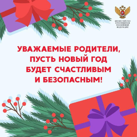 Безопасность детей в новогодние праздники и каникулы.